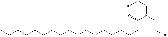Stearoyldiethanolamine Structure