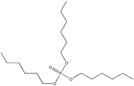 Trihexyl phosphate Structure