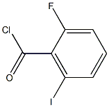 2-氟-6-碘苯甲酰氯, , 结构式