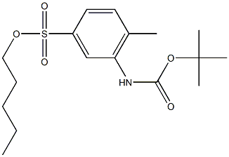 5-(t-Boc-amino)-1-pentyl-p-toluenesulfonate Structure