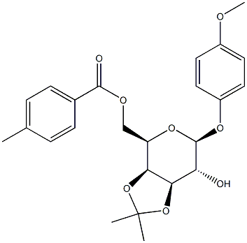 4-Methoxyphenyl3,4-O-isopropylidene-6-O-toluoyl-b-D-galactopyranoside