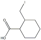 2-(Iodomethyl)cyclohexanecarboxylic acid Struktur