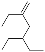 2,4-Diethyl-1-hexene Struktur
