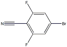 2,6-Diafluoro-4-bromocyanobenzene Structure