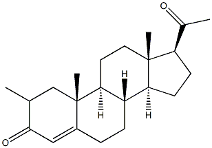 4-Pregnen-3,20-dione, 2-methyl-