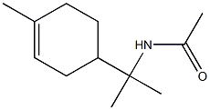 Acetamide, N-[1-methyl-1-(4-methylcyclohex-3-enyl)ethyl]- Struktur