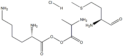 L/DL-Methionine,Lysine.HCL,DL-Alanine Struktur