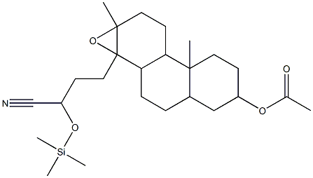 Perhydrophenanthrene-1-butanenitrile, 7-acetoxy-2,4b-dimethyl-1,2-epox y-alpha-trimethylsilyloxy-