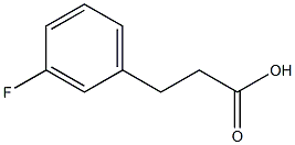 3-(3-Fluorophenyl)propionic acid 98% 结构式