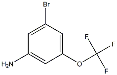 3-Bromo-5-(trifluoromethoxy)aniline 99% Structure