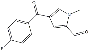 4-(4-Fluorobenzoyl)-1-methylpyrrole-2-carboxaldehyde 97% Struktur