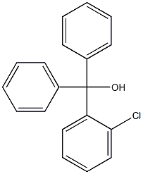 Diphenyl-(2-chlorophenyl)methanol Struktur