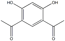 4,6-二乙醯間苯二酚, , 结构式