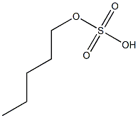 硫酸戊酯, , 结构式