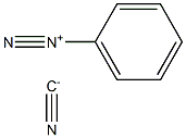 氰化重氮苯, , 结构式