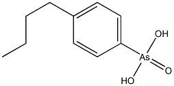 p-butylphenylarsonic acid Structure