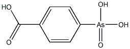 p-carboxyphenylarsonic acid Structure