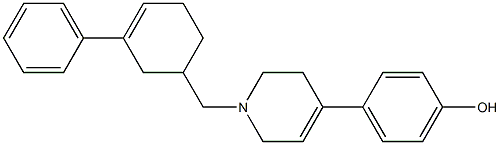 1,2,3,6-tetrahydro-4-(4-hydroxyphenyl)-1-((3-phenyl-3-cyclohexen-1-yl)methyl)pyridine