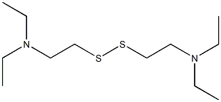 2,2'-bis(diethylamino)diethyl disulfide Structure