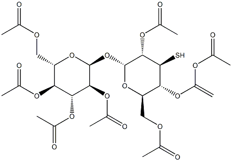 octa-o-acetyl-thiotrehalose Structure