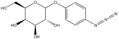 p-azidophenyl galactopyranoside Struktur