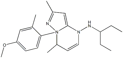 4-(3-pentylamino)-2,7-dimethyl-8-(2-methyl-4-methoxyphenyl)pyrazolo(1,5-a)pyrimidine