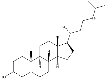24-telluracholestanol Struktur