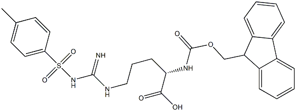 N(alpha)-FMOC-N(omega)-tosylarginine Structure
