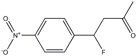 4-fluoro-4(p-nitrophenyl)-2-butanone Structure