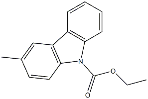 9-carbethoxy-3-methylcarbazole,,结构式