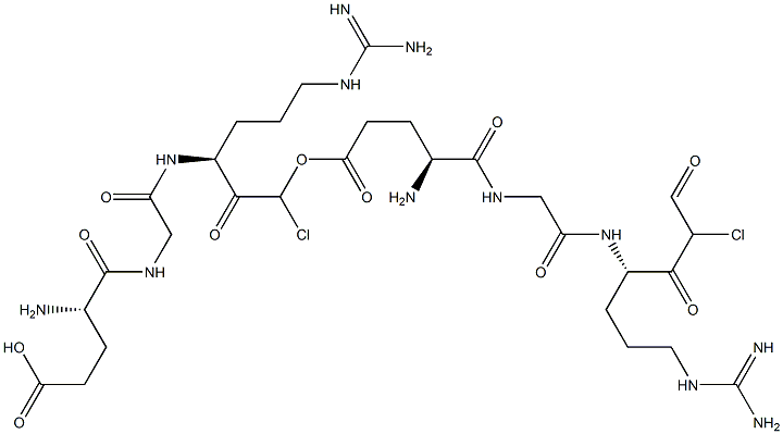 glutamyl-glycyl-arginyl-chloromethyl ketone Structure