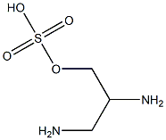 2,3-diaminopropyl sulfate Struktur