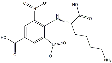 4-carboxy-2,6-dinitrophenyllysine 结构式