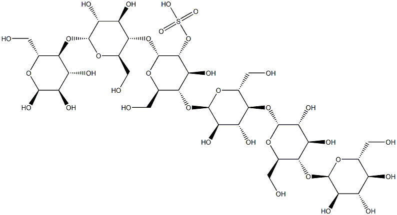 maltohexaose sulfate Structure