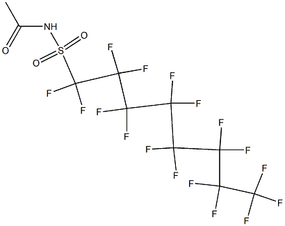N-ACETYL-PERFLUOROOCTANESULFONAMIDE Struktur