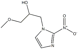 IMIDAZOLE-1-ETHANOL,ALPHA-(METHOXYMETHYL)-2-NITRO- Struktur