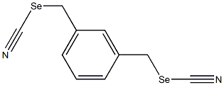 1,3-PHENYLENEBIS(METHYLENE)SELENOCYANATE Structure
