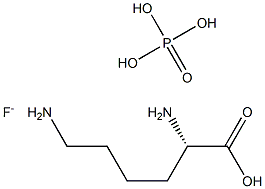 LYSINEPHOSPHATEFLUORIDE Struktur
