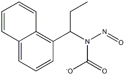 N-NITROSO-1-NAPHTHYL-N-PROPYLCARBAMATE Structure