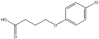 4-(PARA-CHLOROPHENOXY)BUTYRICACID Struktur