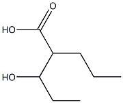 PENTANOICACID,2-PROPYL-3-HYDROXY- Struktur