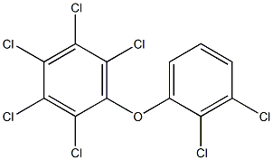 HEPTACHLORODIPHENYLETHER Structure