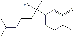 6-(1,5-DIMETHYL-1-HYDROXY-HEX-4-ENYL)-3-METHYLCYCLOHEXEN-2-ONE Structure