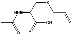 S-ALLYLACETYLCYSTEINE Structure
