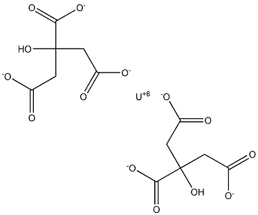 URANIUM(VI)CITRATE Struktur