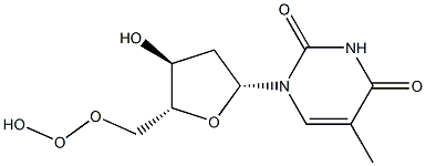 THYMIDINEHYDROPEROXIDE Struktur