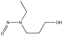 PROPANOL,3-(ETHYLNITROSOAMINO)- Structure