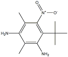 2,4-DIAMINO-1-TERT-BUTYL-3,5-DIMETHYL-6-NITROBENZENE Structure
