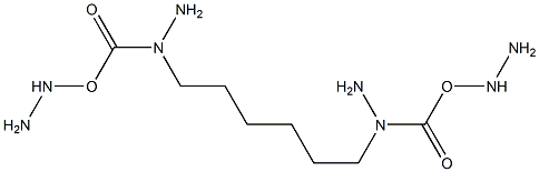1,6-HEXANEDICARBOXYLDIHYDRAZIDE 结构式