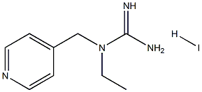 N-ETHYL-N-(PYRIDIN-4-YLMETHYL)GUANIDINE HYDROIODIDE Structure